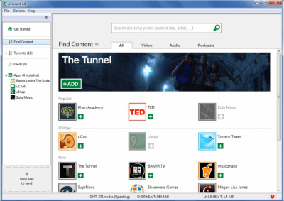 Capture d'écran de l'application uTorrent - #2