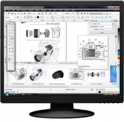 Capture d'écran de l'application CorelDRAW Technical Suite - #1