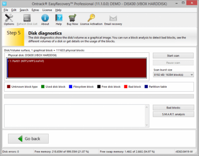 Capture d'écran de l'application EasyRecovery Professional - #3
