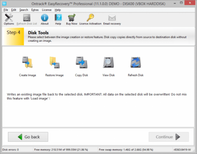Capture d'écran de l'application EasyRecovery Professional - #4