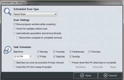 Capture d'écran de l'application SUPERAntiSpyware - #6