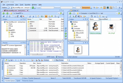 Capture d'écran de l'application SmartFTP - #2