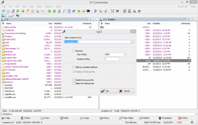 Capture d'écran de l'application EF Commander - #3