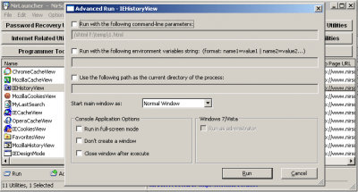 Capture d'écran de l'application NirLauncher - #3