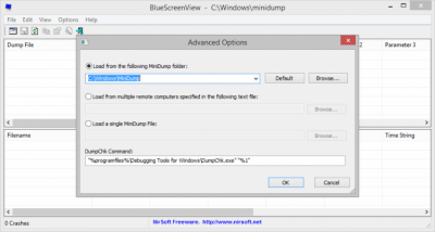 Capture d'écran de l'application BlueScreenView - #3