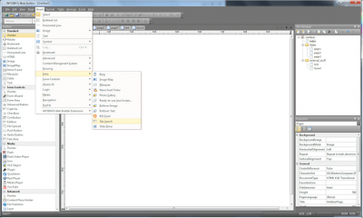 Capture d'écran de l'application WYSIWYG Web Builder - #2