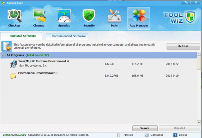 Capture d'écran de l'application Toolwiz Care - #6