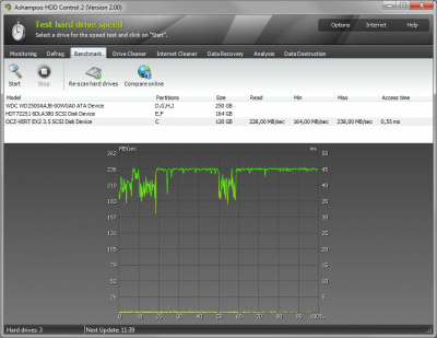 Capture d'écran de l'application Ashampoo HDD Control - #2