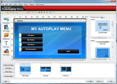 Capture d'écran de l'application Ashampoo MyAutoplay Menu - #2