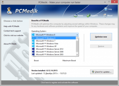 Capture d'écran de l'application PCMedik - #2
