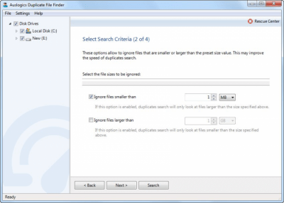 Capture d'écran de l'application Auslogics Duplicate File Finder - #2
