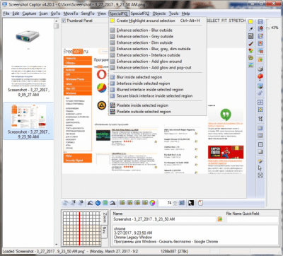 Capture d'écran de l'application Screenshot Captor - #3