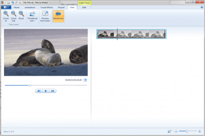 Capture d'écran de l'application Windows Movie Maker 2012 - #1