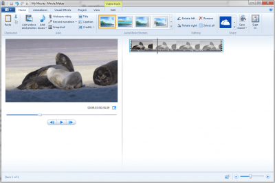 Capture d'écran de l'application Windows Movie Maker 2012 - #5