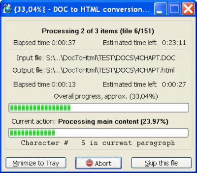 Capture d'écran de l'application Doc To HTML Converter - #3