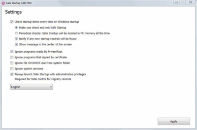 Capture d'écran de l'application Startup Guard - #3