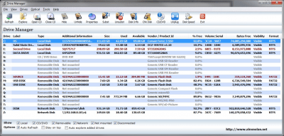 Capture d'écran de l'application Drive Manager - #1