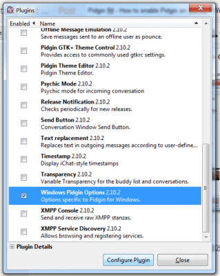 Capture d'écran de l'application Pidgin - #3