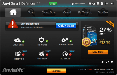 Capture d'écran de l'application Anvi Smart Defender - #1