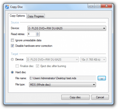 Capture d'écran de l'application CDBurnerXP - #3