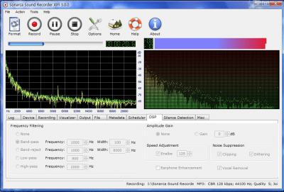 Capture d'écran de l'application Sonarca Sound Recorder XiFi - #2