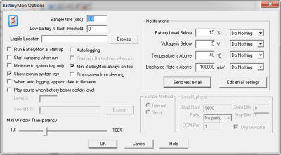 Capture d'écran de l'application BatteryMon - #1