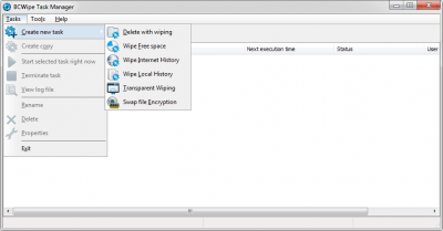 Capture d'écran de l'application BCWipe - #3