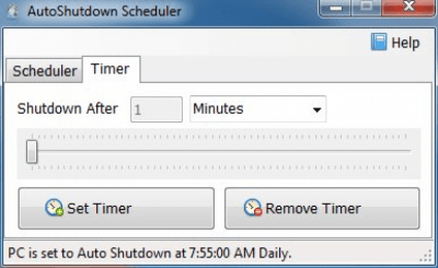Capture d'écran de l'application AutoShutdown Scheduler - #2