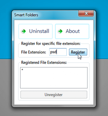 Capture d'écran de l'application Smart Folders - #2