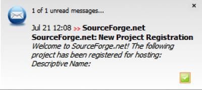 Capture d'écran de l'application GMail Herald - #5