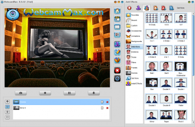 Capture d'écran de l'application WebcamMax - #1