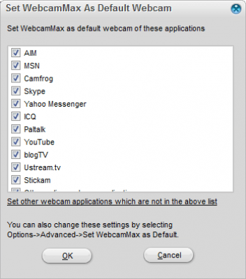 Capture d'écran de l'application WebcamMax - #3