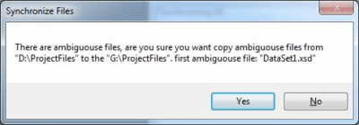 Capture d'écran de l'application FoldersSynchronizer - #3