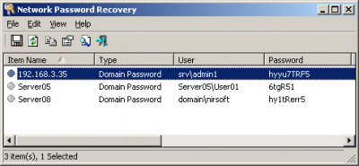 Capture d'écran de l'application Network Password Recovery - #1