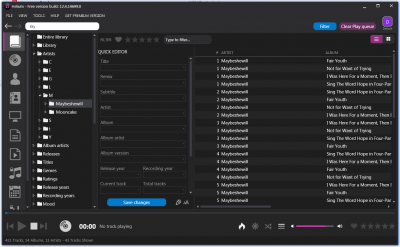Capture d'écran de l'application Helium Music Manager - #3