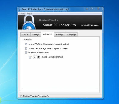 Capture d'écran de l'application Smart PC Locker Free - #4