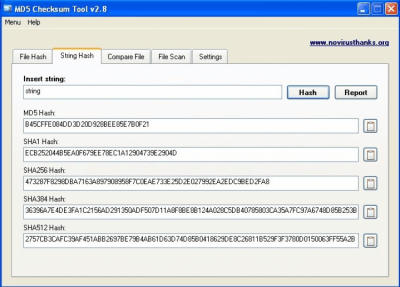 Capture d'écran de l'application MD5 Checksum Tool - #3