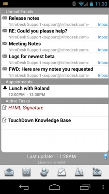 Capture d'écran de l'application TouchDown for Smartphones - #8