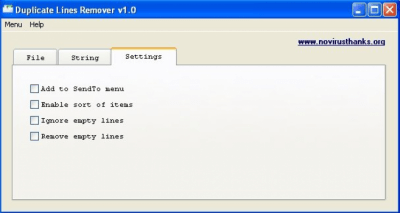 Capture d'écran de l'application Duplicate Lines Remover - #1