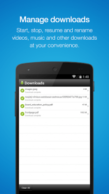 Capture d'écran de l'application Opera Mini 7.6.4 - #5