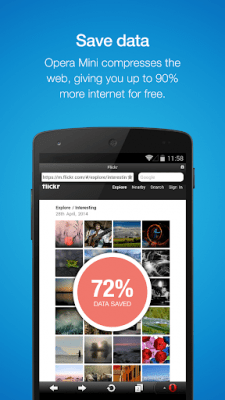 Capture d'écran de l'application Opera Mini 7.6.4 - #6