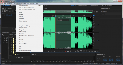 Capture d'écran de l'application Adobe Audition CC - #2