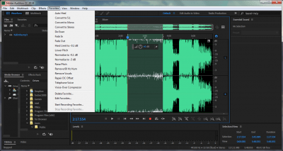 Capture d'écran de l'application Adobe Audition CC - #3