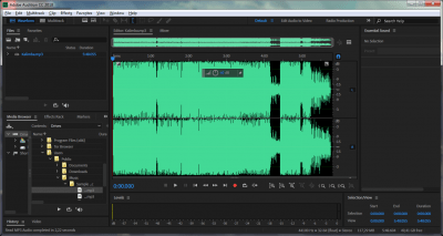 Capture d'écran de l'application Adobe Audition CC - #4