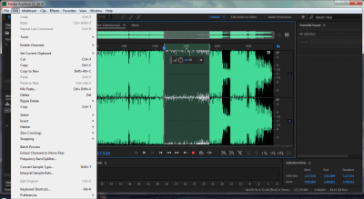 Capture d'écran de l'application Adobe Audition CC - #5