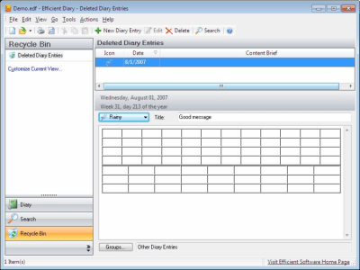 Capture d'écran de l'application Diary Pro - #4