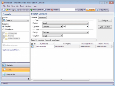 Capture d'écran de l'application Address Book - #3