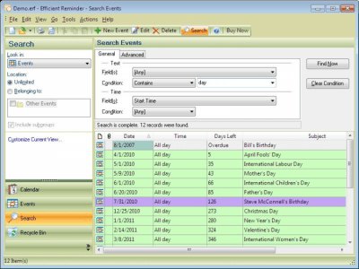 Capture d'écran de l'application Reminder - #3