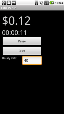 Capture d'écran de l'application Time Punch - #2