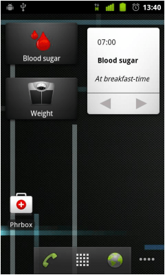 Capture d'écran de l'application Diabetesbox - #2